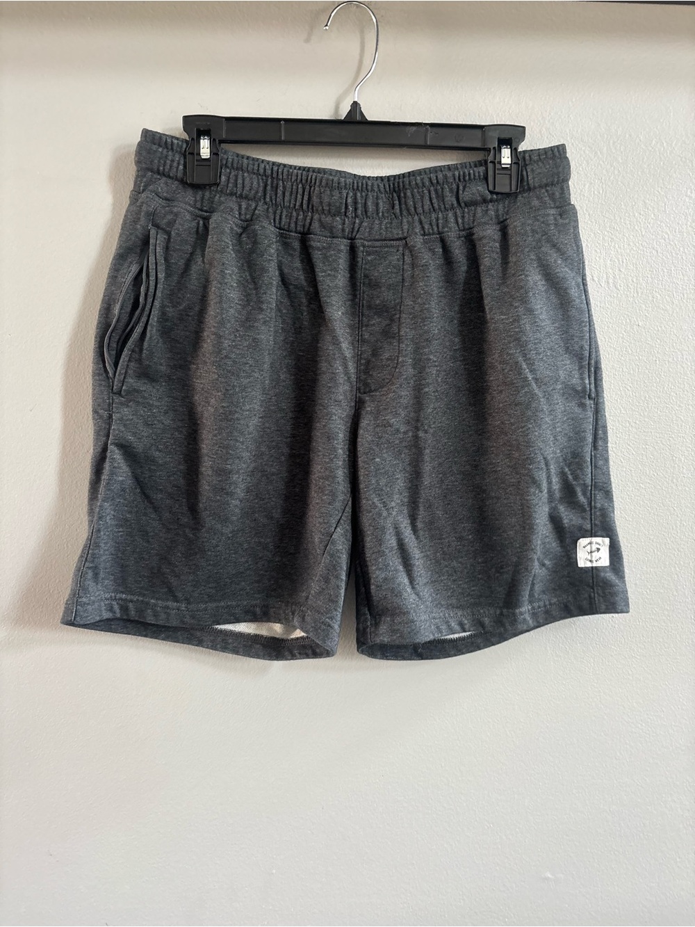 Maamgic Men's Dark Gray Athletic Shorts with Elastic Waistband